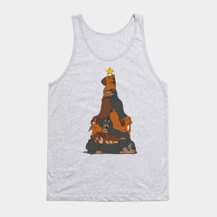 Christmas Tree Dachshund Tank Top